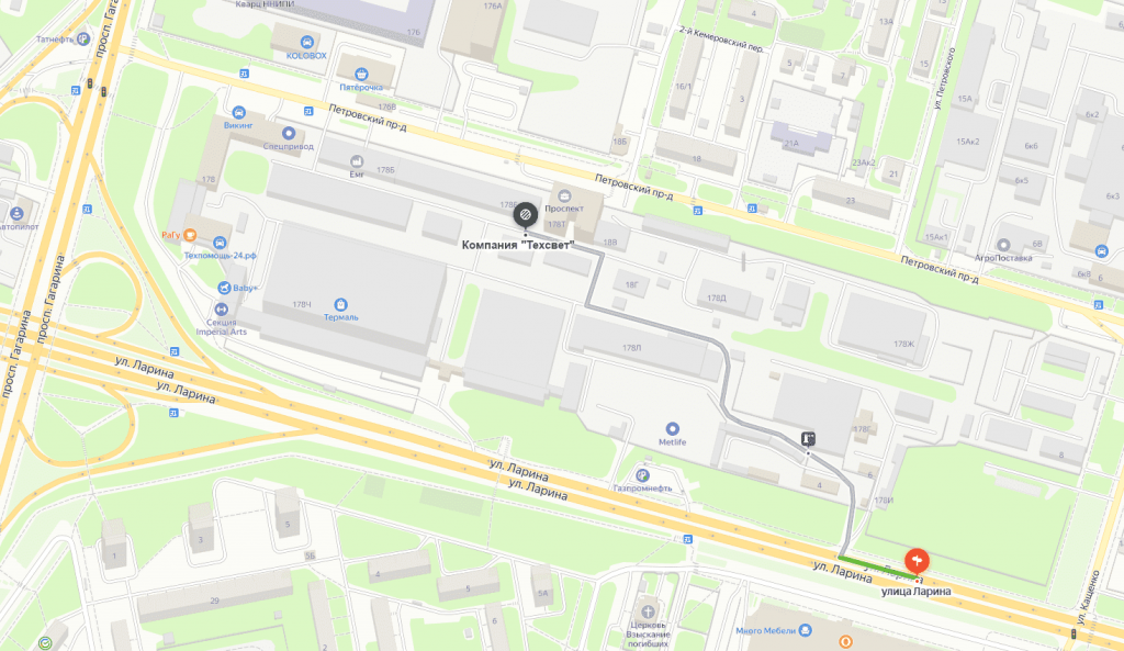 Схема проезда